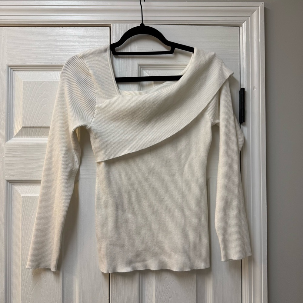 White off the shoulder top